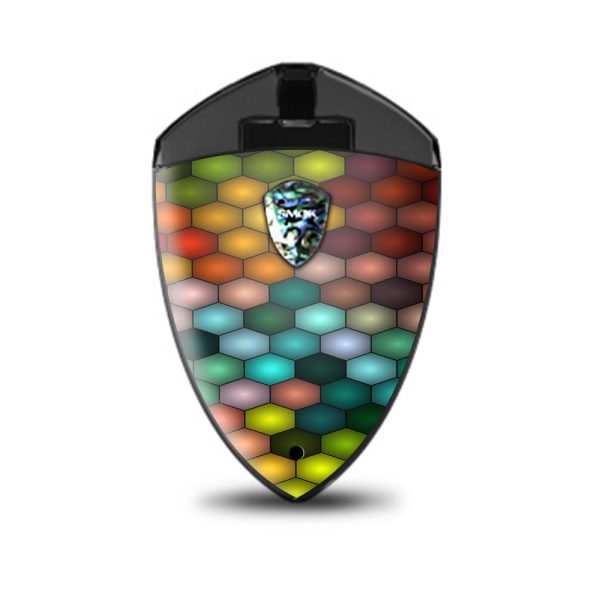 Vector Abstract Honeycomb Smok Rolo Badge Skin Cheap