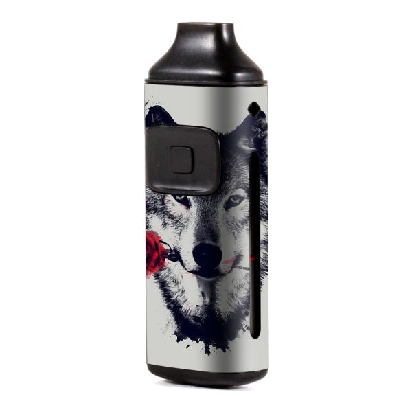 Wolf With Rose In Mouth Breeze Aspire Skin Online